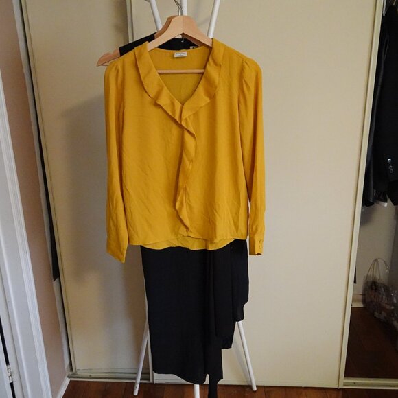 Aritzia Babaton Yellow Top Size XS - Picture 2 of 4